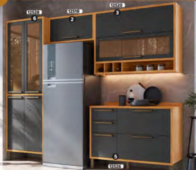 COZINHA MODULADA SYRAH - Modulações S2