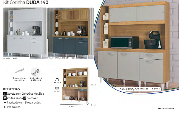Kit Cozinha DUDA 140