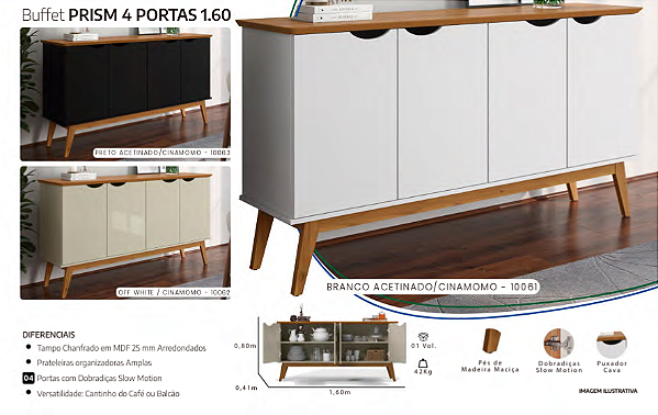 Buffet PRISM 4 PORTAS