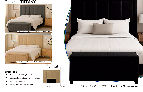 Cabeceira TIFFANY