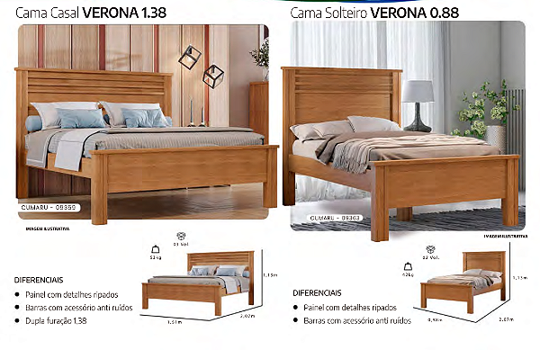 Cama Solteiro VERONA 88