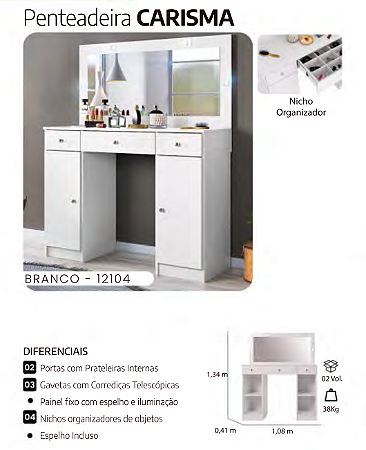 Penteadeira CARISMA