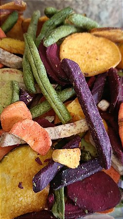 CHIPS DE VEGETAIS LIOFILIZADOS