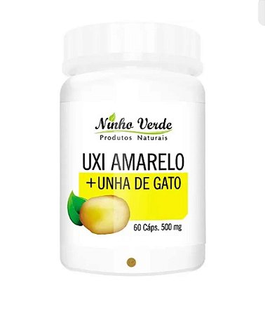 UXI AMARELO + UNHA DE GATO 60 CAPSULAS