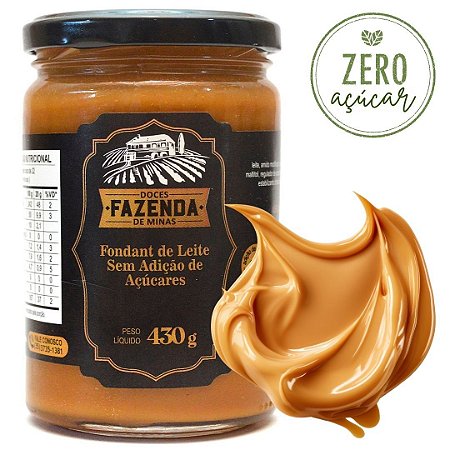 FONDANT DE LEITE FAZENDA DE MINAS SEM AÇÚCAR