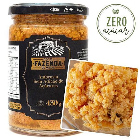 AMBROSIA FAZENDA DE MINAS SEM AÇÚCAR