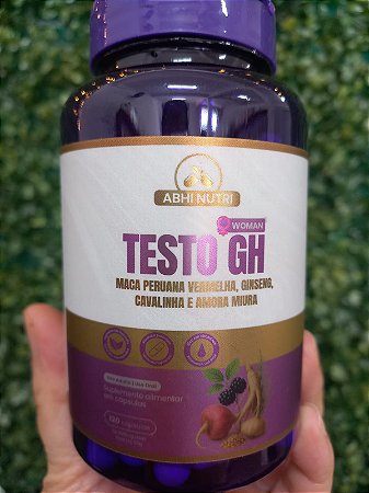 TESTO GH MULHER 120 CAPSULAS