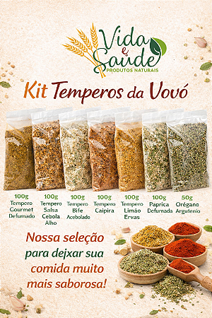 KIT TEMPEROS DA VOVÓ