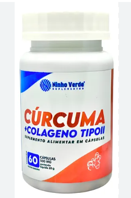 CURCUMA + COLAGENO TIPO II 60 CAPSULAS