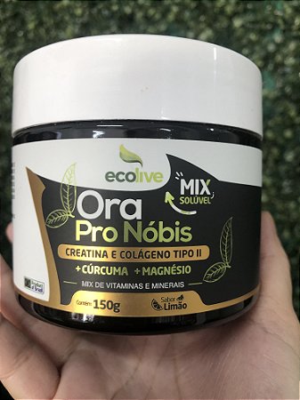 ORA PRO NOBIS, CURCUMA, CREATINA,, MAGNESIO E COLAGENO TIPO II SOLUVEL 150g
