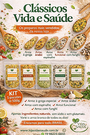 kit Clássicos Vida e Saúde