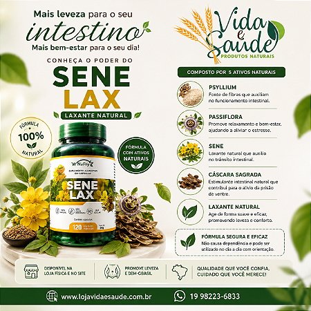 SENE LAX 120 CAPSULAS