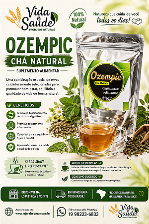 CHÁ OZEMPIC NATURAL