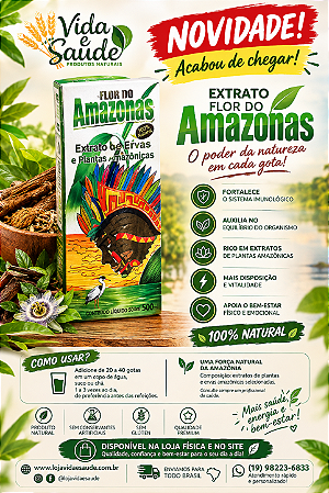 FLOR DA AMAZONIA - EXTRATO