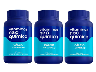 Kit Cálcio + Vitamina D 60 cápsulas