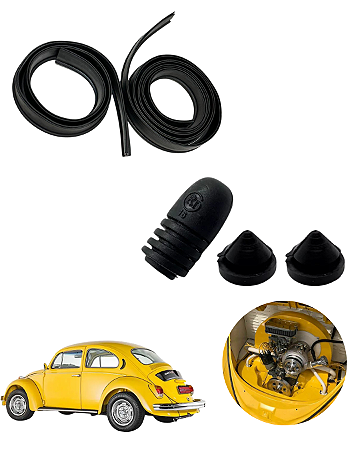 Borracha Guarnição Motor Curva/reta Fusca