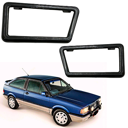 Moldura Da Maçaneta Interna Do Gol Parati Saveiro Voyage Quadrado 1987 á 1996.