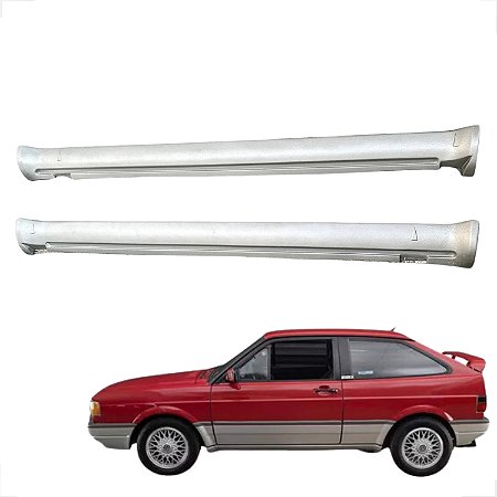 Spoiler Lateral Gol Parati Voyage Saveiro Gls Gl Gts Gti- Prata
