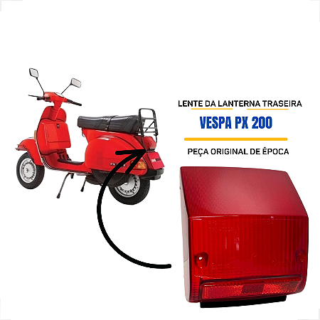 Lente da lanterna traseira da vespa px 200