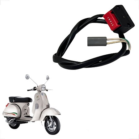 Botão Interruptor Chave Ligar/start Para Vespa P180 Px200