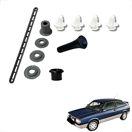 Kit Saída Ar Presilhas Roseta Ombreira Gol Quadrado Gti Gts