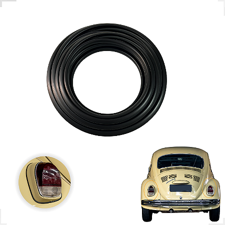 Borracha Acabamento Placa Lanterna Debrum Perfil U 07mm 7m