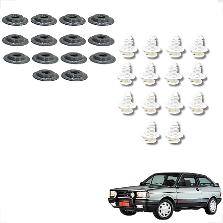 Kit Presilha Da Ombreira Porta Malas Gol Gti Gts Gl 87 A 94