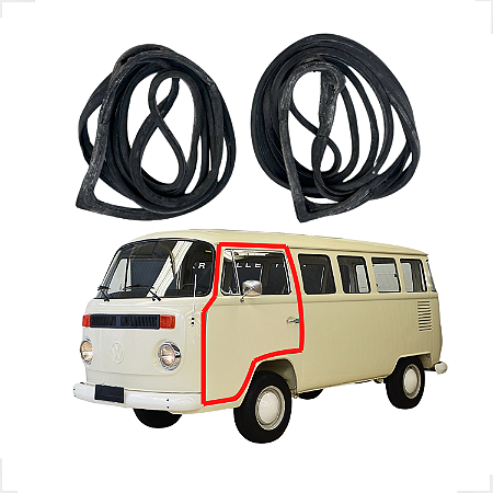 Borracha Porta Kombi Clipper 1976 A 1996 Padrão Original