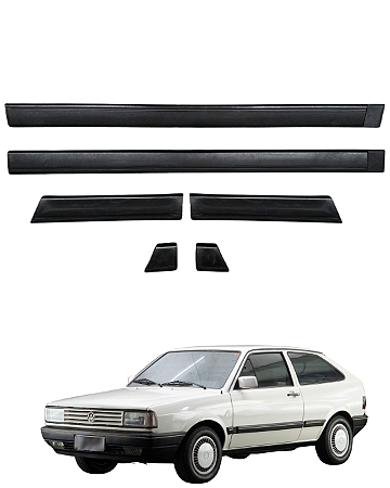 Jogo De Friso Lateral Gol Parati Saveiro Voyage Quadrados