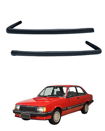 Friso Acabamento Saia Dianteira Chevette 1983 Em Diante Par