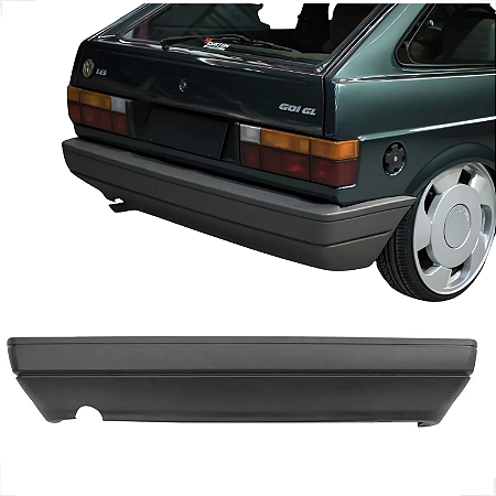 Parachoque Traseiro Vw Gol 87/96 1 Linha-Cinza Escuro