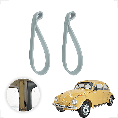 Alça De Teto Fusca Variant Brasilia Primeira Linha Bege Par