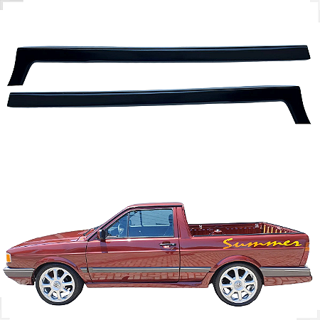 Spoiler lateral saveiro summer quadrada 96/97 Cinza