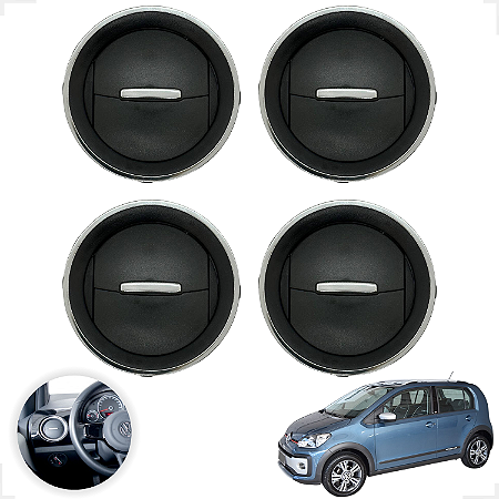 Kit 4 Difusores Ar Painel Up Amarok Ventilação Direta