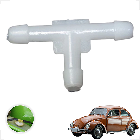 PEÇA EM T ESGUICHO DO PARA-BRISA GOL GTI GTS QUADRADO