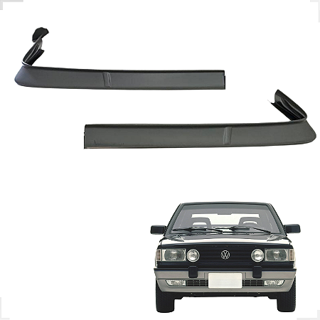 Spoiler Dianteiro Cinza Bigodinho 8 Volkswagen Gol 1987 A 1994