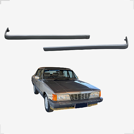 Dianteira Opala Bigodinho Spoiler Friso Saia 87 A 90 Cinza