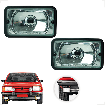 Par Farol De Milha Opala Ss Comodoro Caravan Branco