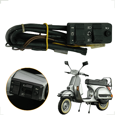 Chave Liga Desliga Farol Vespa Px200 Sem Start