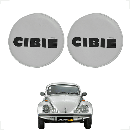 Capa Farol Milha Cibie Gol Gti Gts Escort Xr3 Redondo - Branco