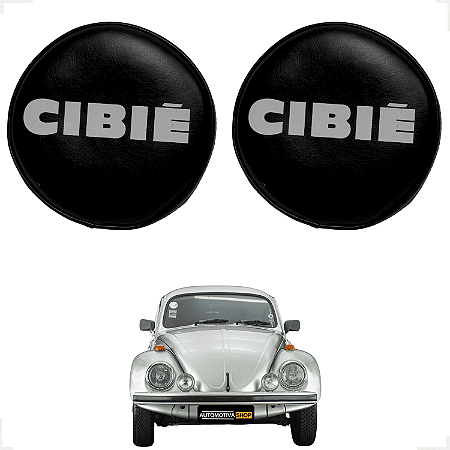 Capa Farol Milha Cibie Gol Gti Gts Escort Xr3 Redondo - Preto