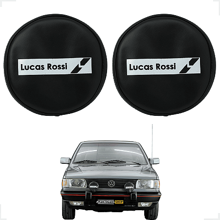 Capa Farol Milha Lucas Rossi Gol Gti Gts Fusca Escort Xr3 - Preto