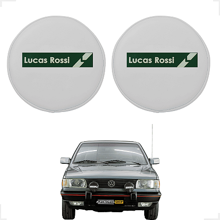 Capa Farol Milha Lucas Rossi Gol Gti Gts Fusca Escort Xr3 - Branco