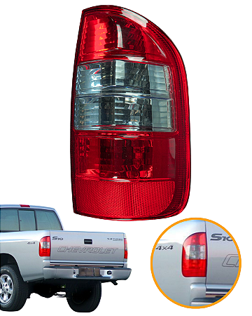 Lanterna Traseira S10 2008 2009 2010 2011 2012 Fume Direito/passageiro