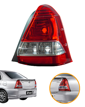 Lanterna Traseira Etios Sedan 2013 2014 2015 2016 2017 A 21 Direito/passageiro