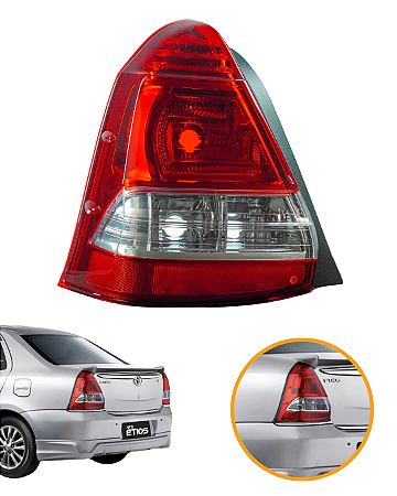 Lanternas Etios Sedan 2013 2014 2015 2016 2017 2018 19 20 21 Esquerdo/motorista