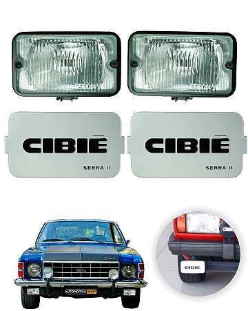 Farol Milha Auxiliar Capa Cibie Serra Ii 2 Opala Chevette