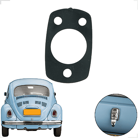 Guarnição Borracha Acabamento Calço Maçaneta Tampa do Motor Fusca Kombi 1971 1972 1973 a 1996