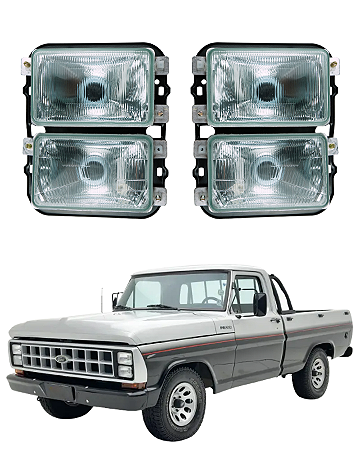 Par Farol Duplo F1000 F4000 F2000 1985 1986 1987 1988 1989 1990 1991 1992 Foco Duplo