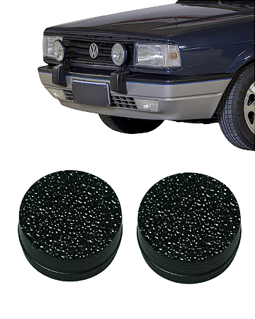 Kit 2 Tampa do Furo para Batente Borracha do Para-choque Gol Quadrado Cl Gti Gts Voyage Saveiro